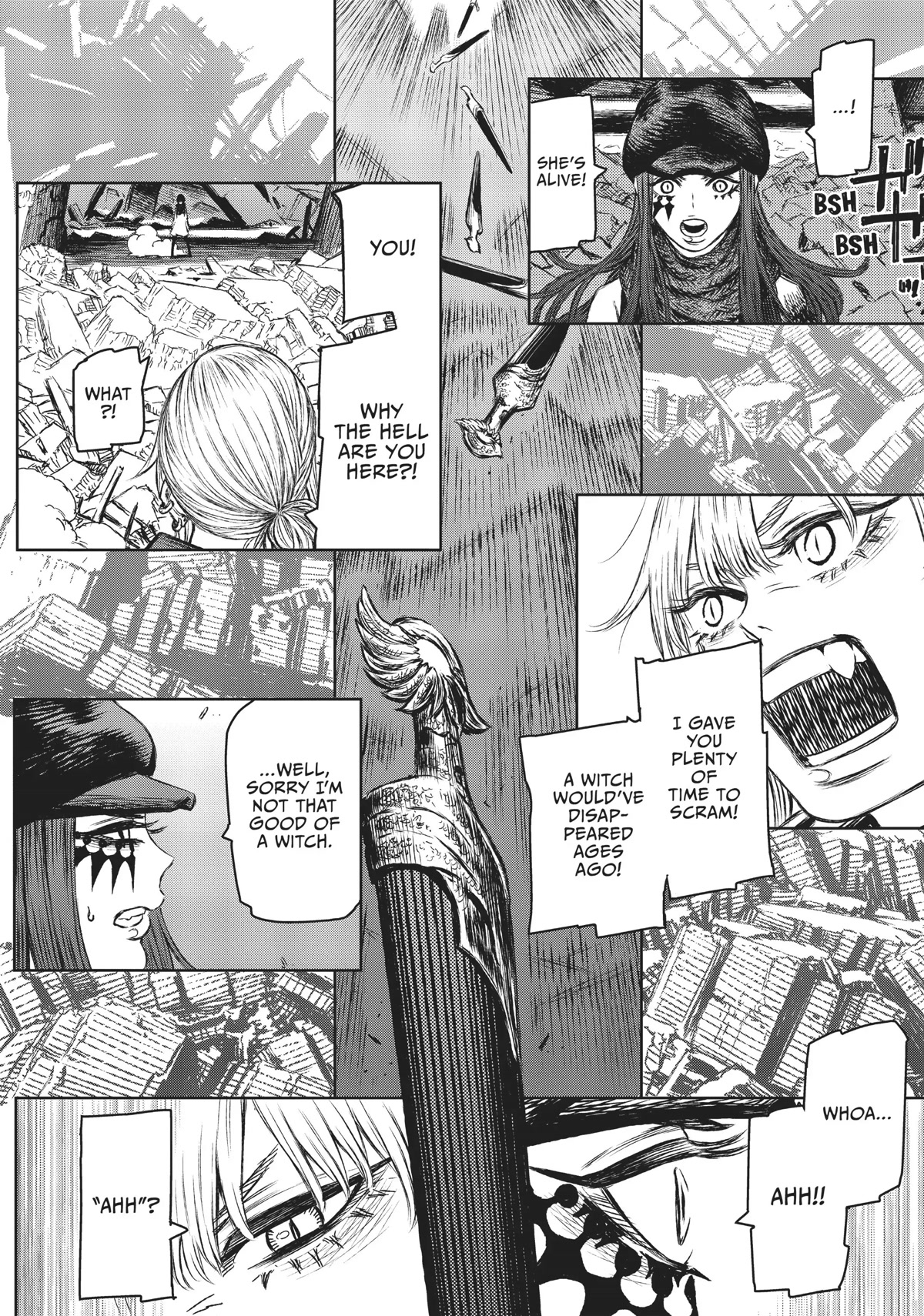 Majo to Yajuu (Satake Kousuke) Chapter 15 page 8 - Chapter 15: The Witch and the demon sword - Act 6