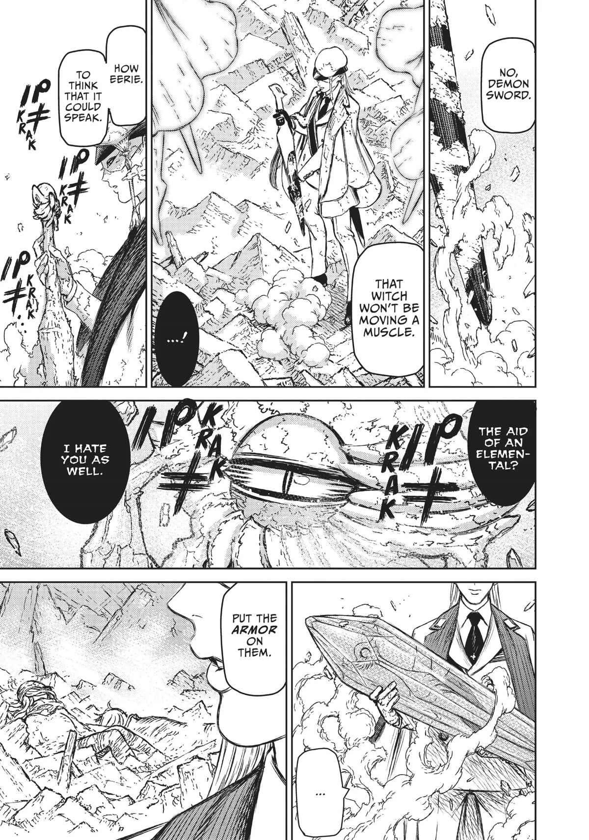 Majo to Yajuu (Satake Kousuke) Chapter 16 page 5 - Chapter 16: The Witch and the demon sword - Act 7