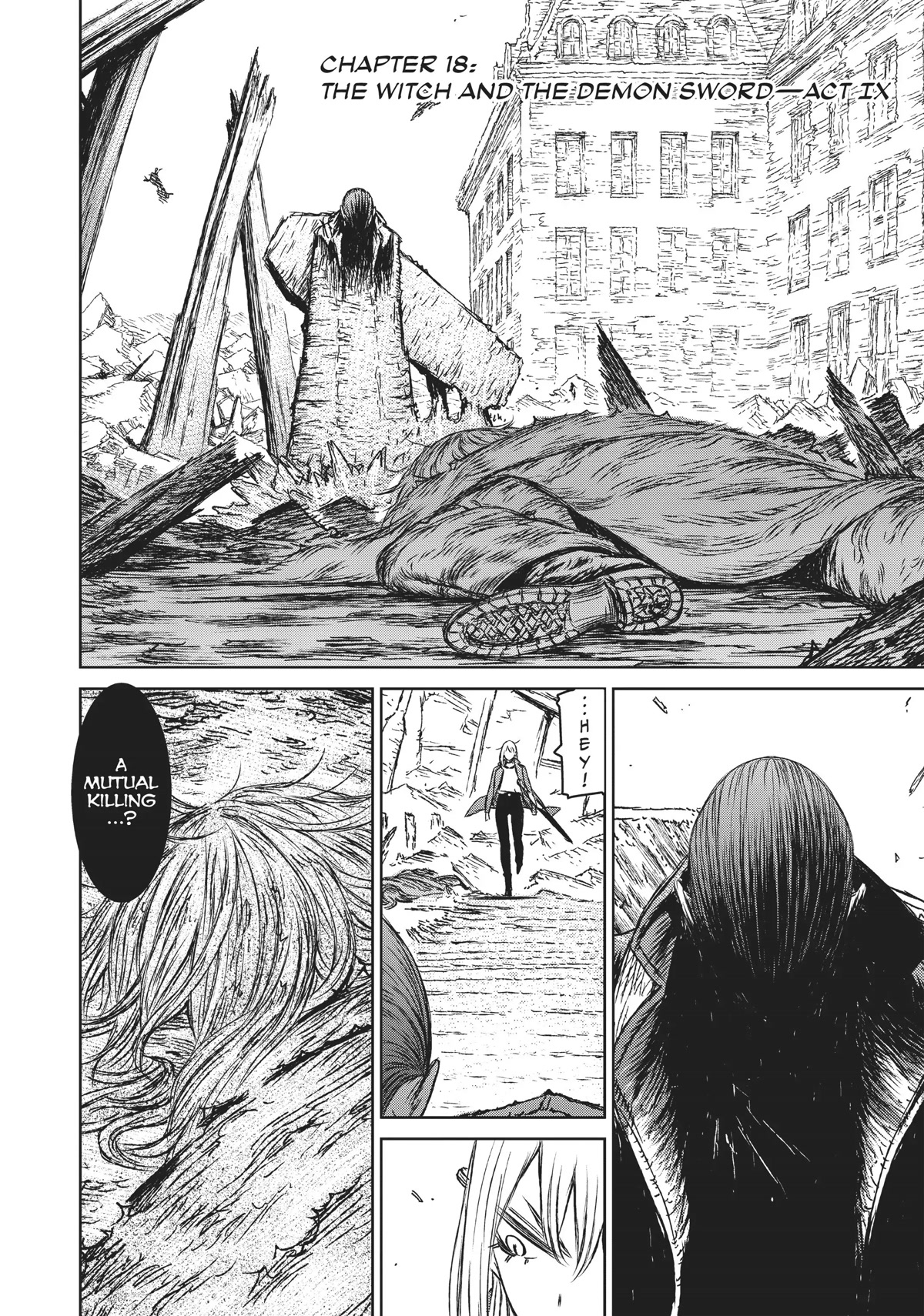 Majo to Yajuu (Satake Kousuke) Chapter 18 page 7 - Chapter 18: The Witch and the demon sword - Act 9