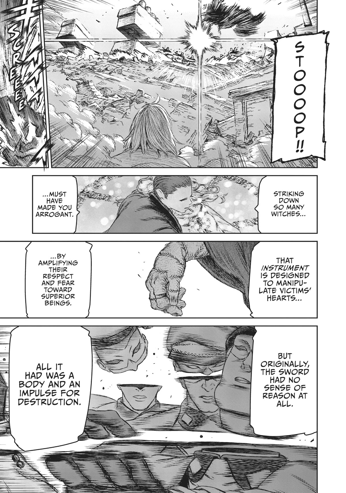 Majo to Yajuu (Satake Kousuke) Chapter 19 page 23 - Chapter 19: The Witch and the demon sword - Act 10