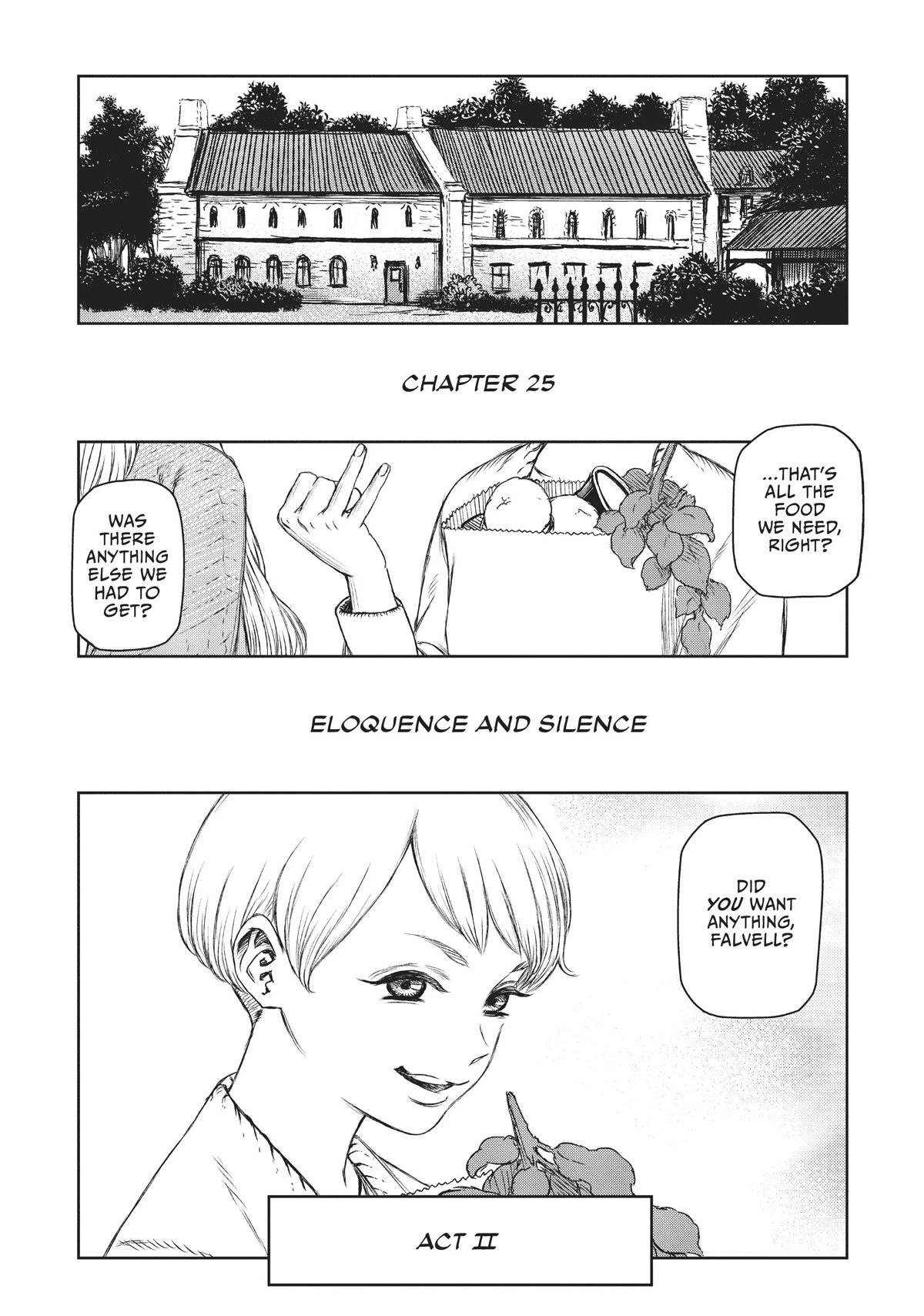 Majo to Yajuu (Satake Kousuke) Chapter 25 page 1 - Chapter 25: Eloquence and Silence - Act 2