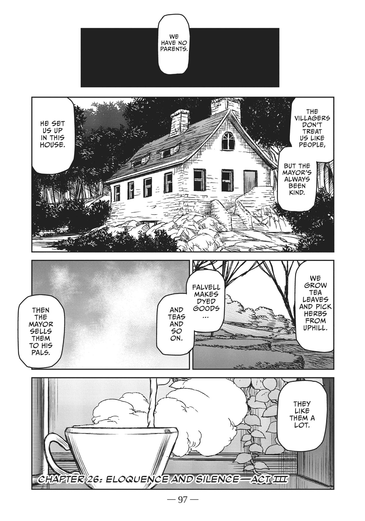 Majo to Yajuu (Satake Kousuke) Chapter 26 page 1 - Chapter 26: Eloquence and Silence - Act 3