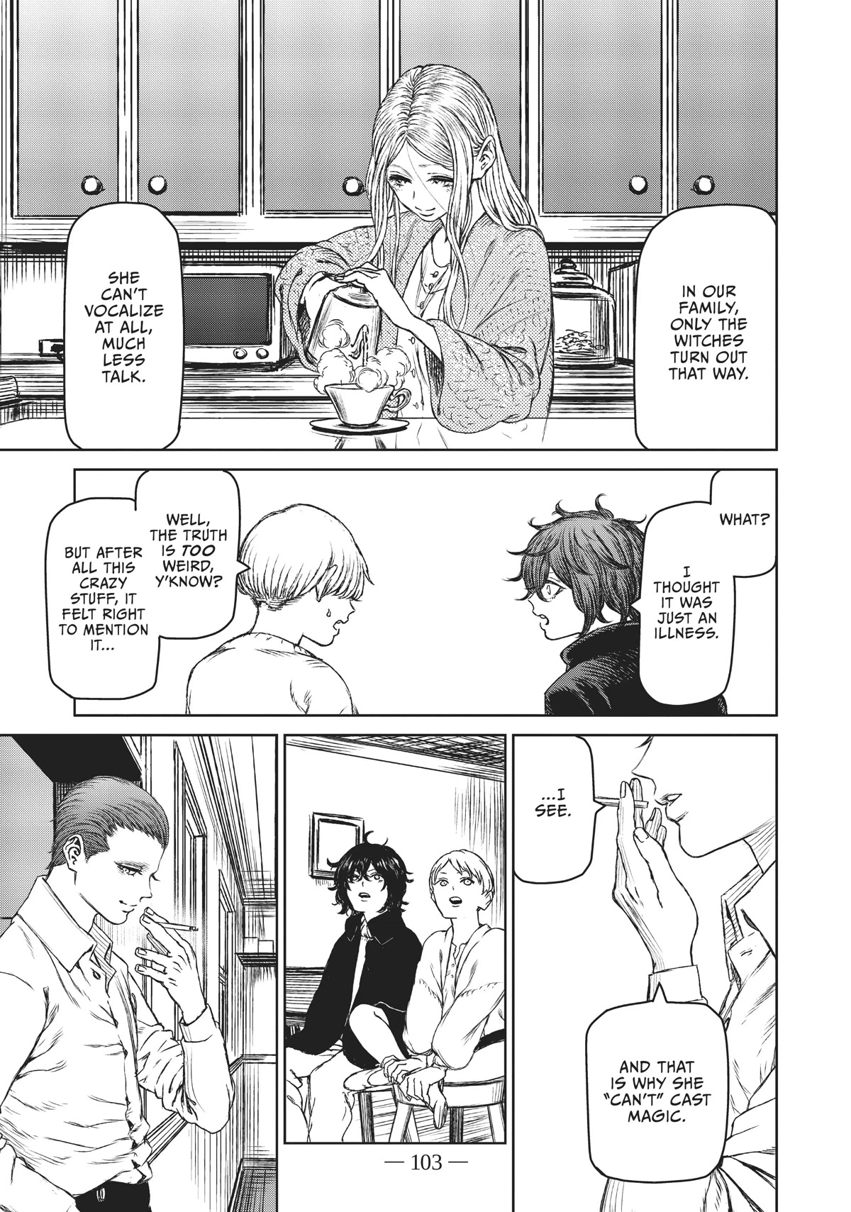 Majo to Yajuu (Satake Kousuke) Chapter 26 page 7 - Chapter 26: Eloquence and Silence - Act 3