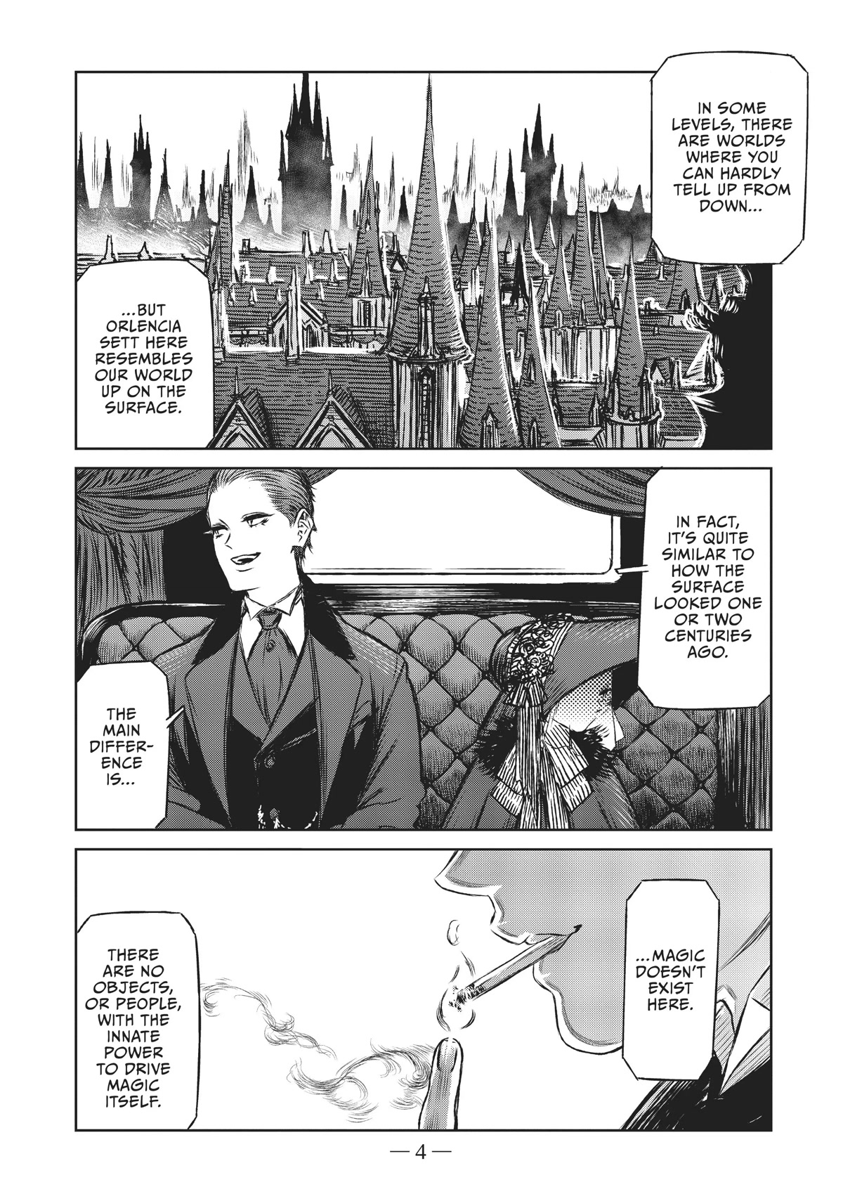 Majo to Yajuu (Satake Kousuke) Chapter 29 page 4 - Chapter 29: Four Levels Below - Act 2