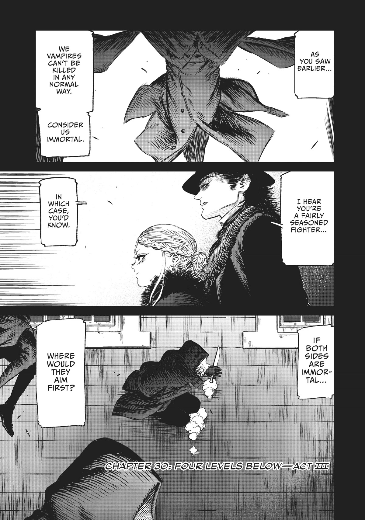 Majo to Yajuu (Satake Kousuke) Chapter 30 page 1 - Chapter 30: Four Levels Below - Act 3