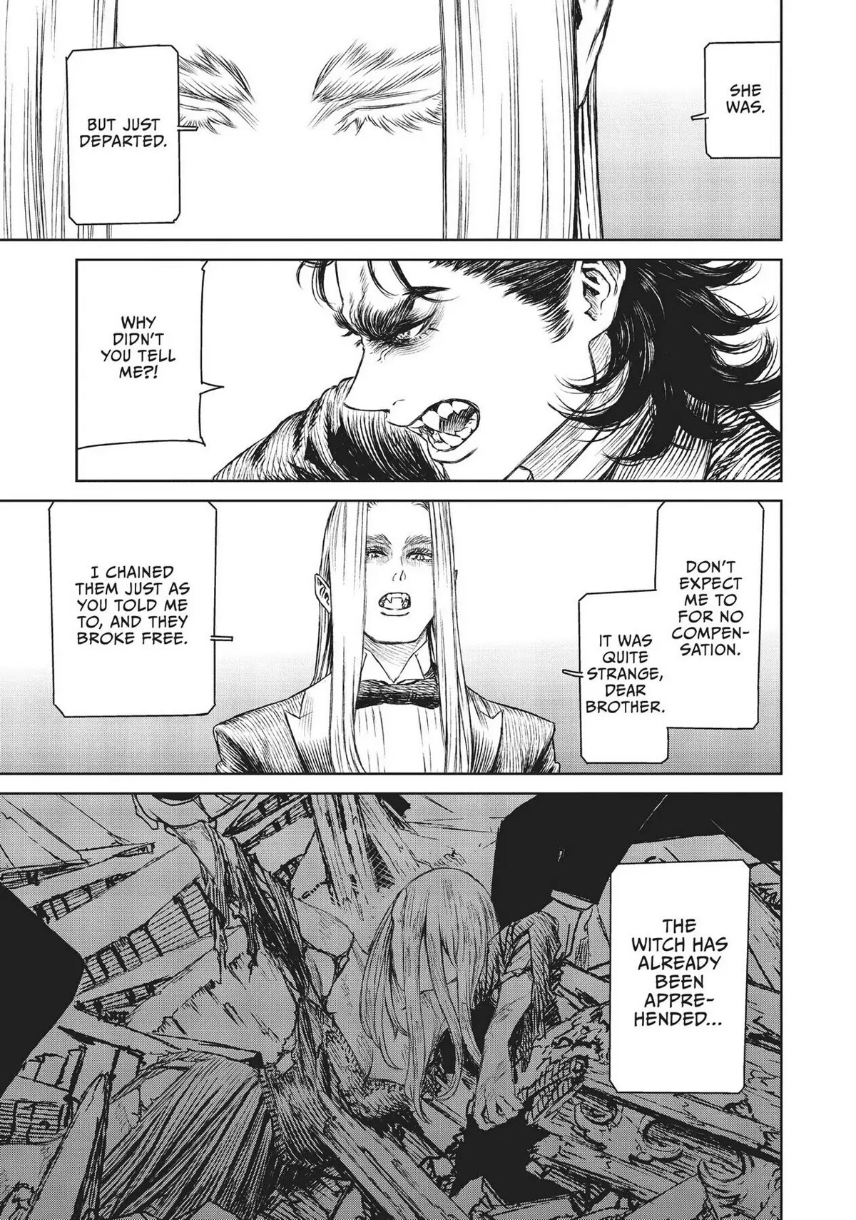 Majo to Yajuu (Satake Kousuke) Chapter 36 page 23 - Chapter 36: Four Levels Below - Act 09