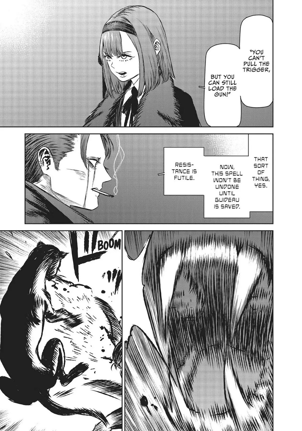 Majo to Yajuu (Satake Kousuke) Chapter 36 page 35 - Chapter 36: Four Levels Below - Act 09