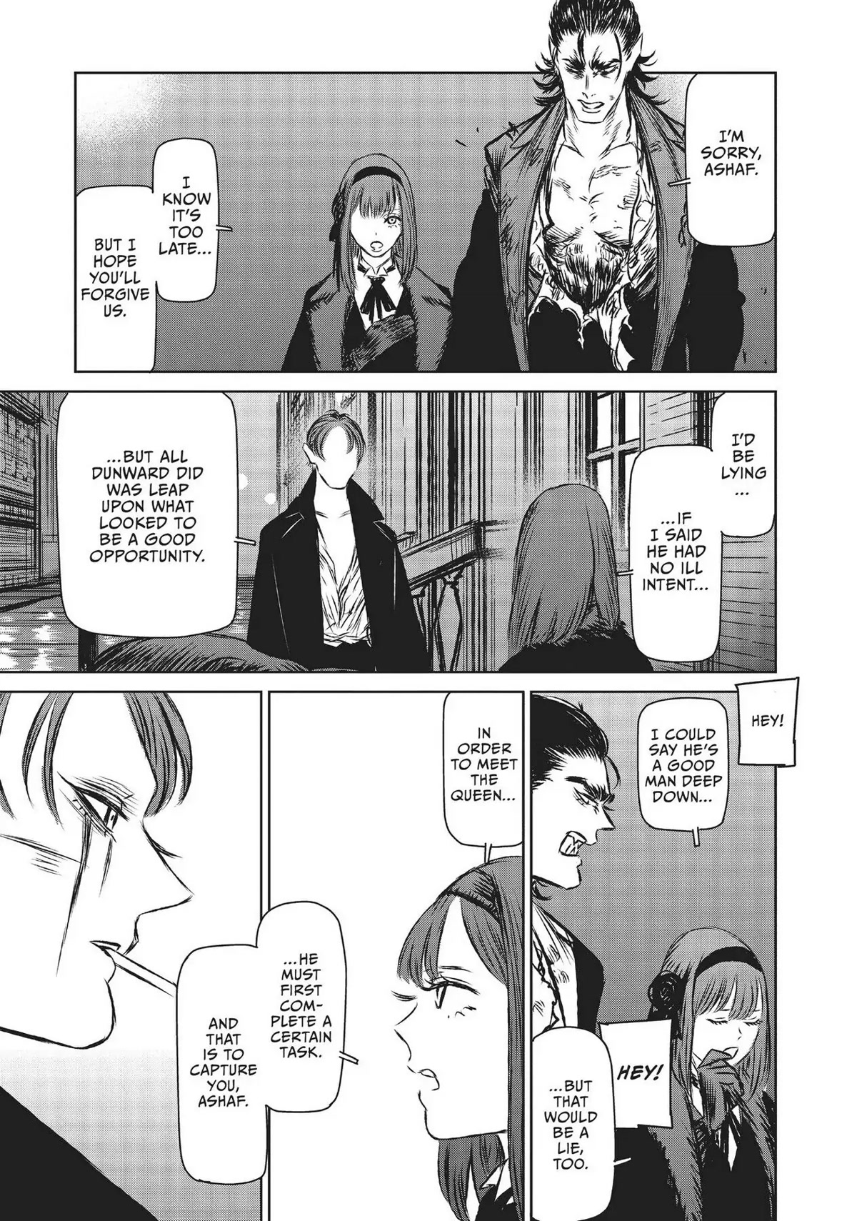 Majo to Yajuu (Satake Kousuke) Chapter 36 page 37 - Chapter 36: Four Levels Below - Act 09