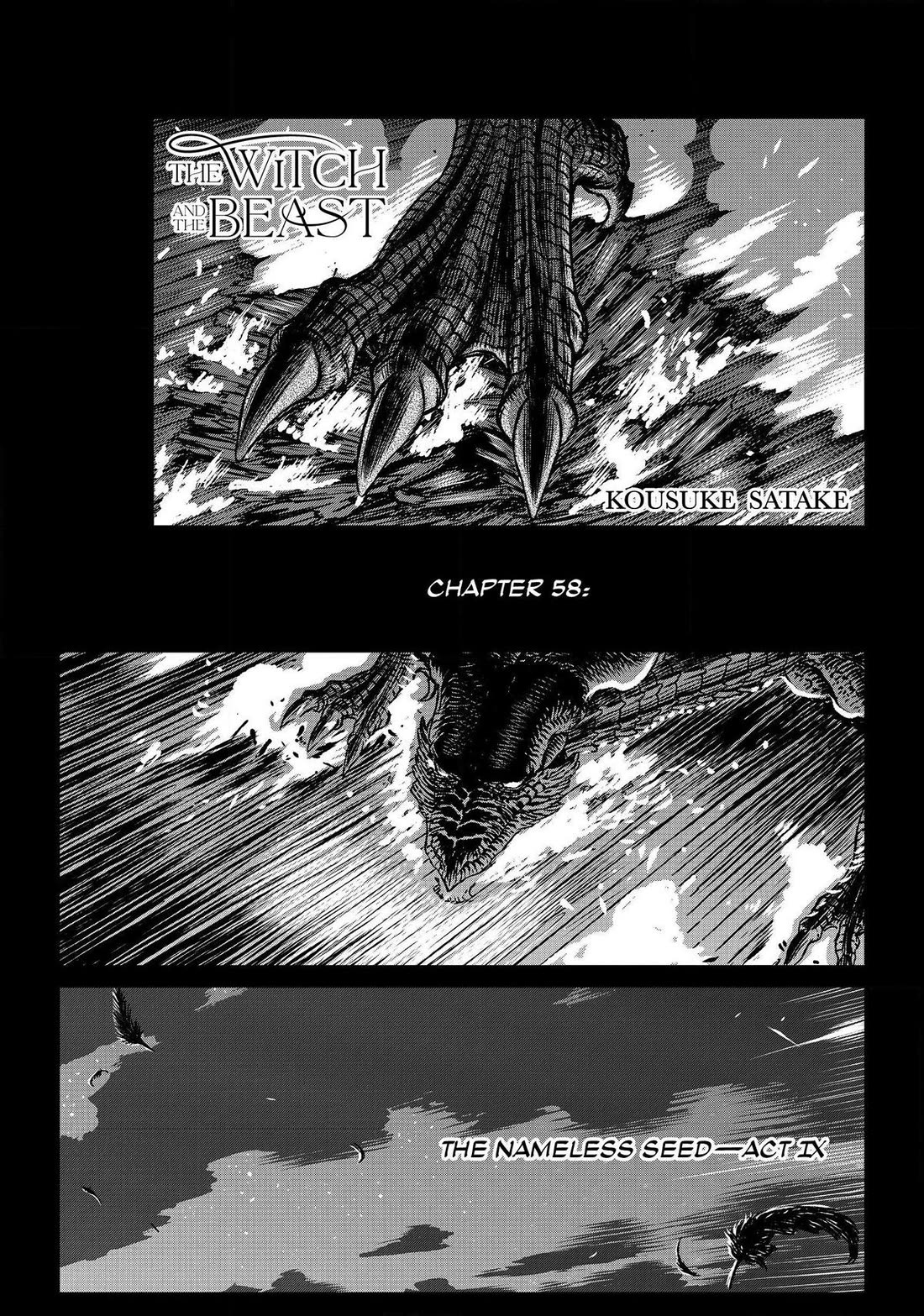 Majo to Yajuu (Satake Kousuke) Chapter 58.1 page 1 - Chapter 58.1