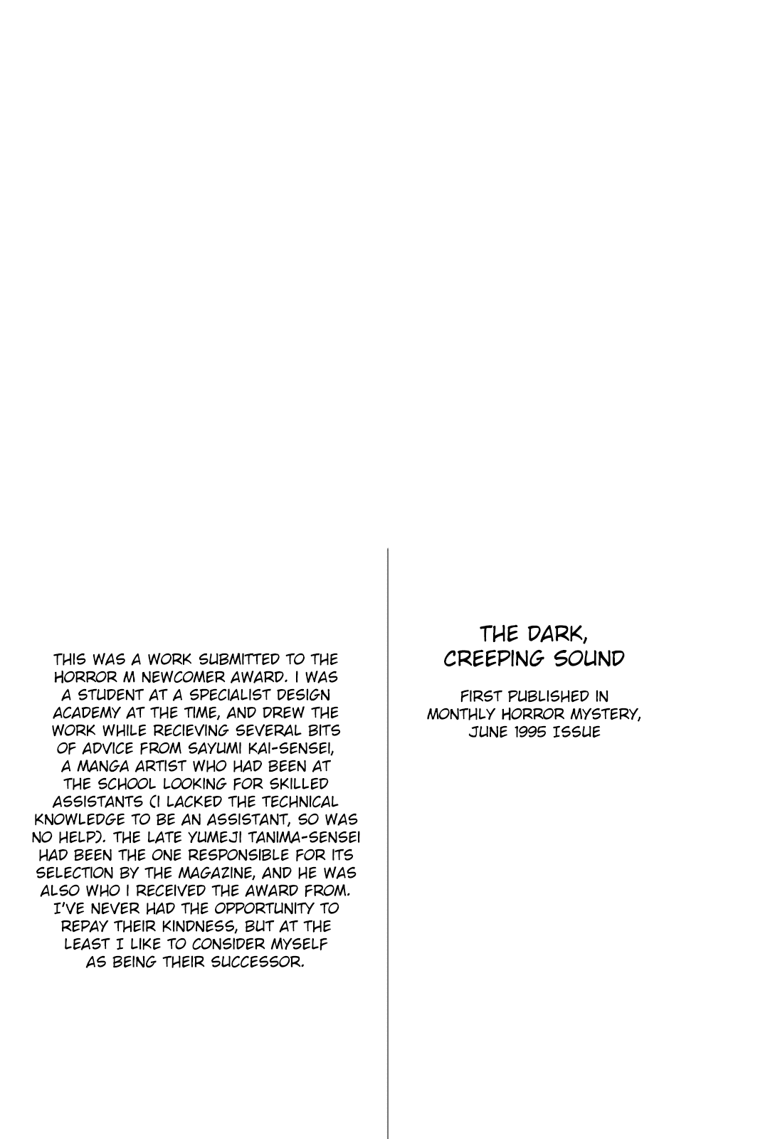 Majonna - Mikamoto Rei Extra Works Chapter 10 page 16 - Chapter 10: The Dark, Creeping Sound [END]