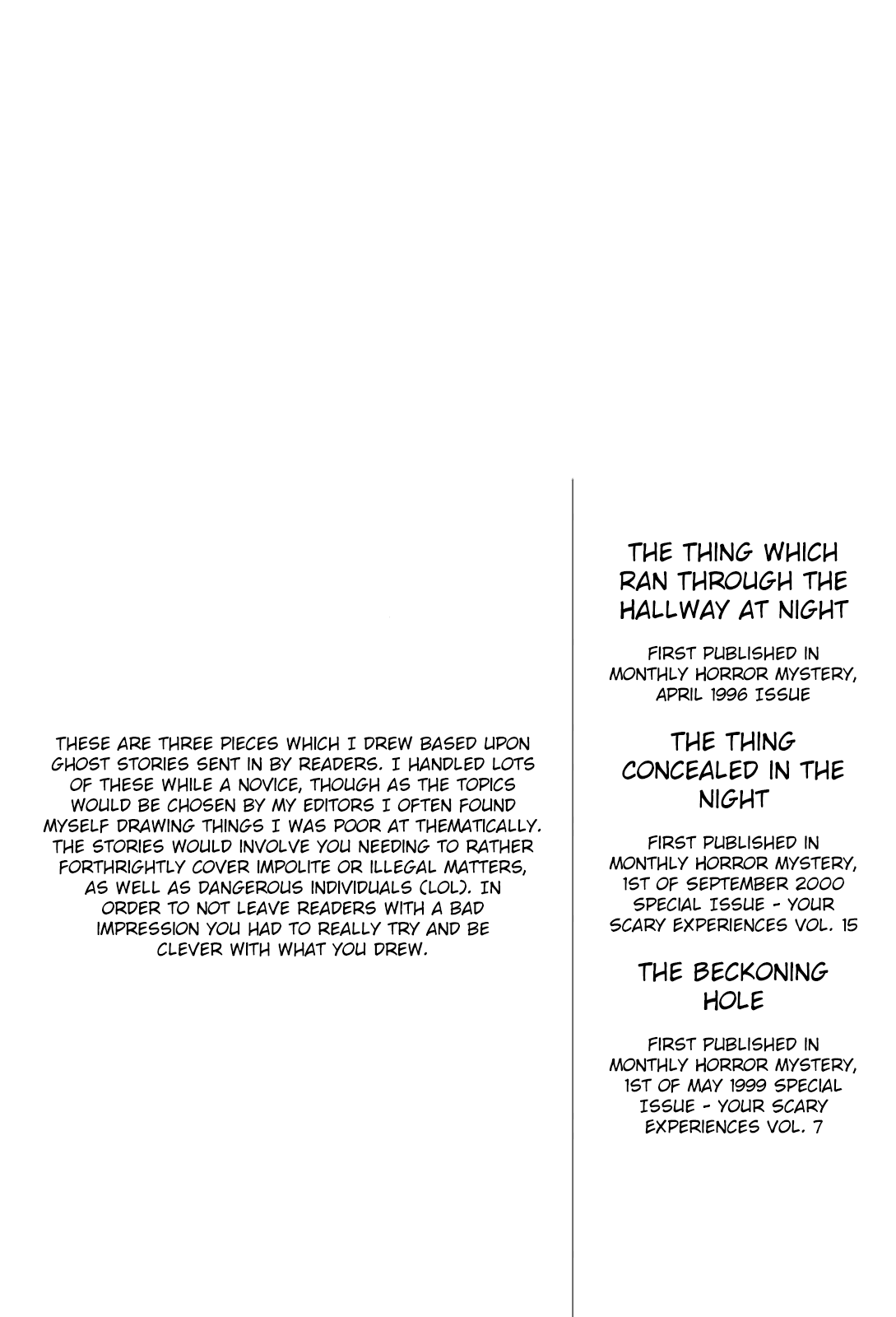 Majonna - Mikamoto Rei Extra Works Chapter 9 page 13 - Chapter 9: The Beckoning Hole