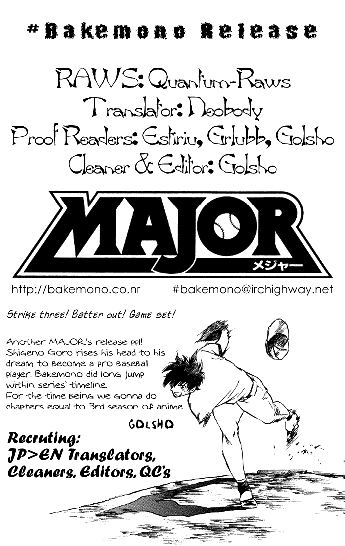 Major Chapter 289 page 1 - Chapter 289: Good Bye