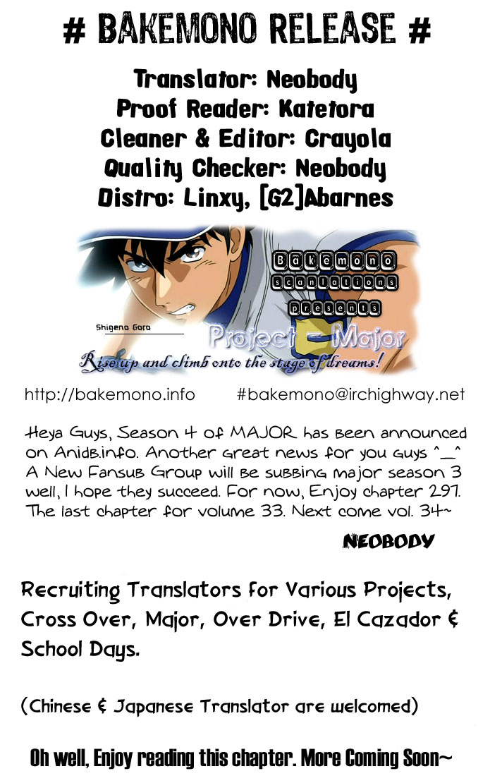 Major Chapter 297 page 21 - Chapter 297: Ace Fourth Batter
