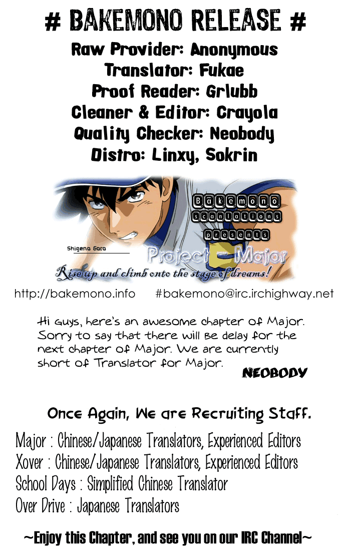 Major Chapter 308 page 1 - Chapter 308: I Don't Want to Anymore!