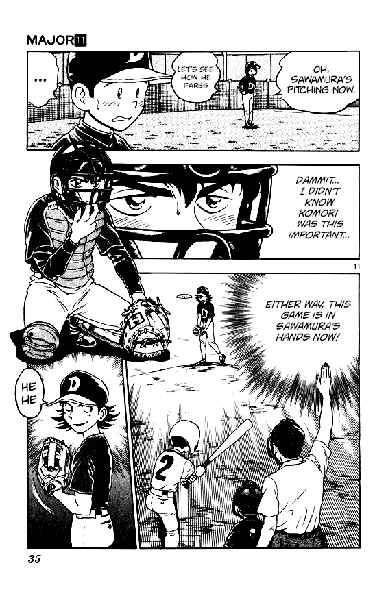 Major Chapter 89 page 11 - Chapter 89: Sawamura is the Pitcher!