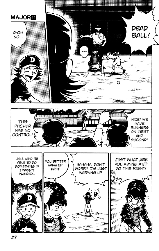Major Chapter 89 page 13 - Chapter 89: Sawamura is the Pitcher!
