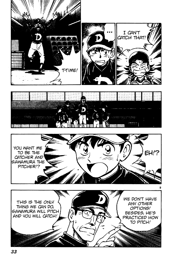 Major Chapter 89 page 9 - Chapter 89: Sawamura is the Pitcher!