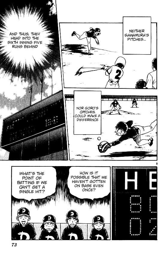 Major Chapter 91 page 9 - Chapter 91: How is a Forkball Thrown?