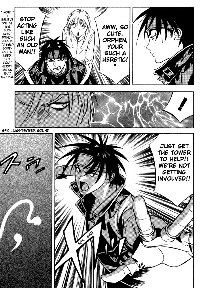 Majutsushi Orphen Hagure Tabi Max Chapter 2 page 23 - Chapter 2: Ancient Glyph