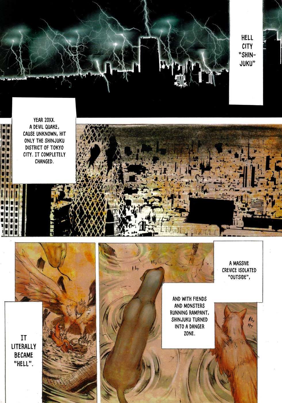 Makai Ishi Mephisto Chapter 1 page 4 - Chapter 1: Rule of the Hell City