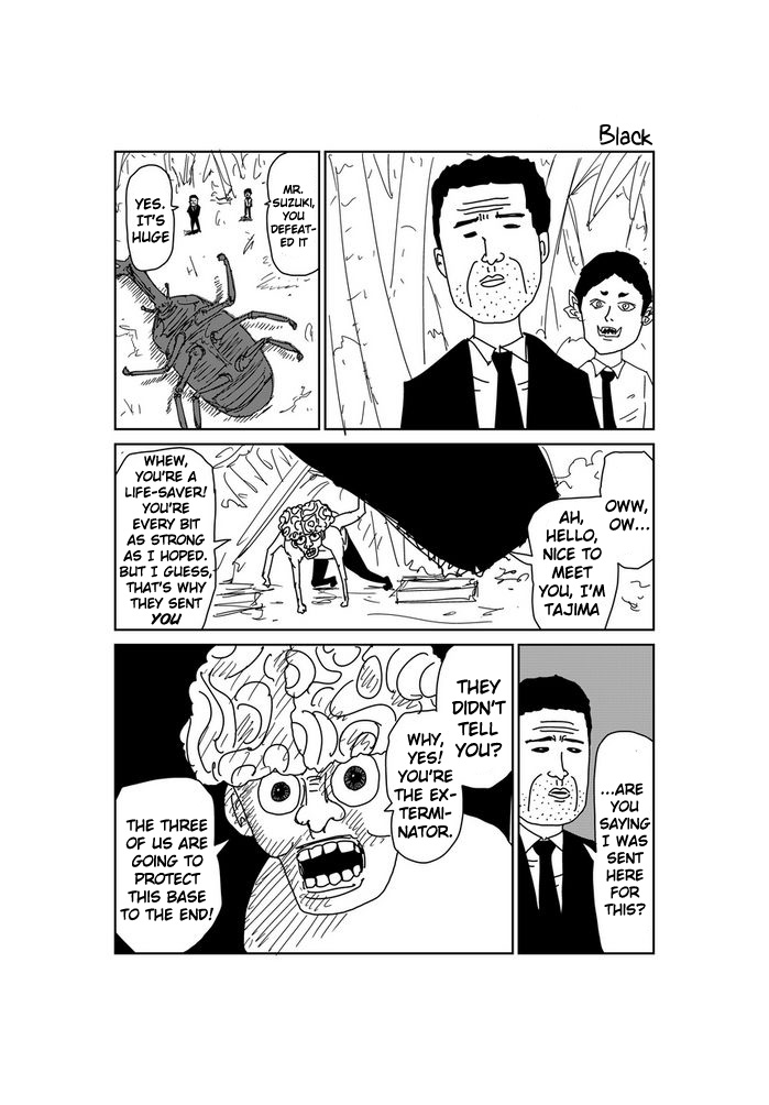 Makai no Ossan Chapter 48 page 1 - Chapter 48: Black