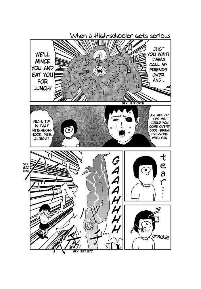 Makai no Ossan Chapter 86 page 1 - Chapter 86: When a High-Schooler Gets Serious