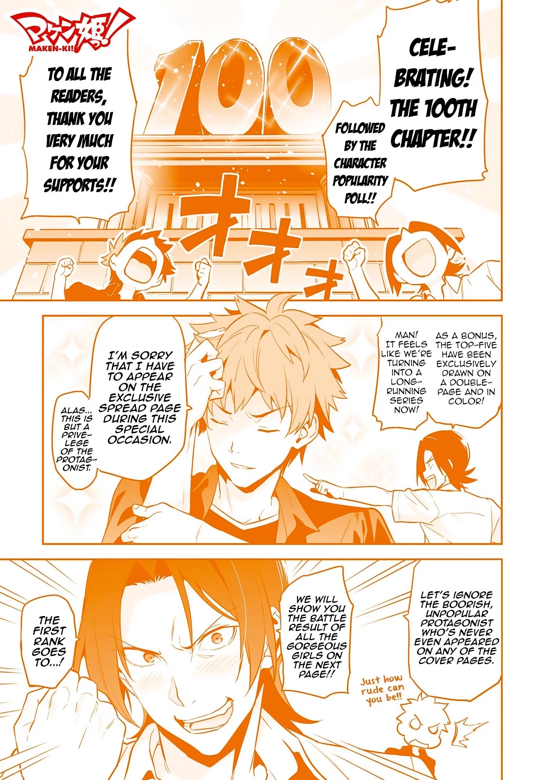Maken-Ki! Chapter 100 page 2 - Chapter 100: Iron Will