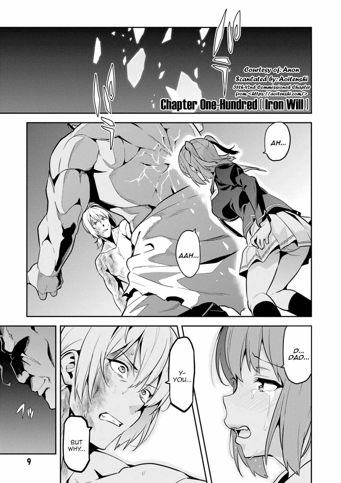Maken-Ki! Chapter 100 page 8 - Chapter 100: Iron Will