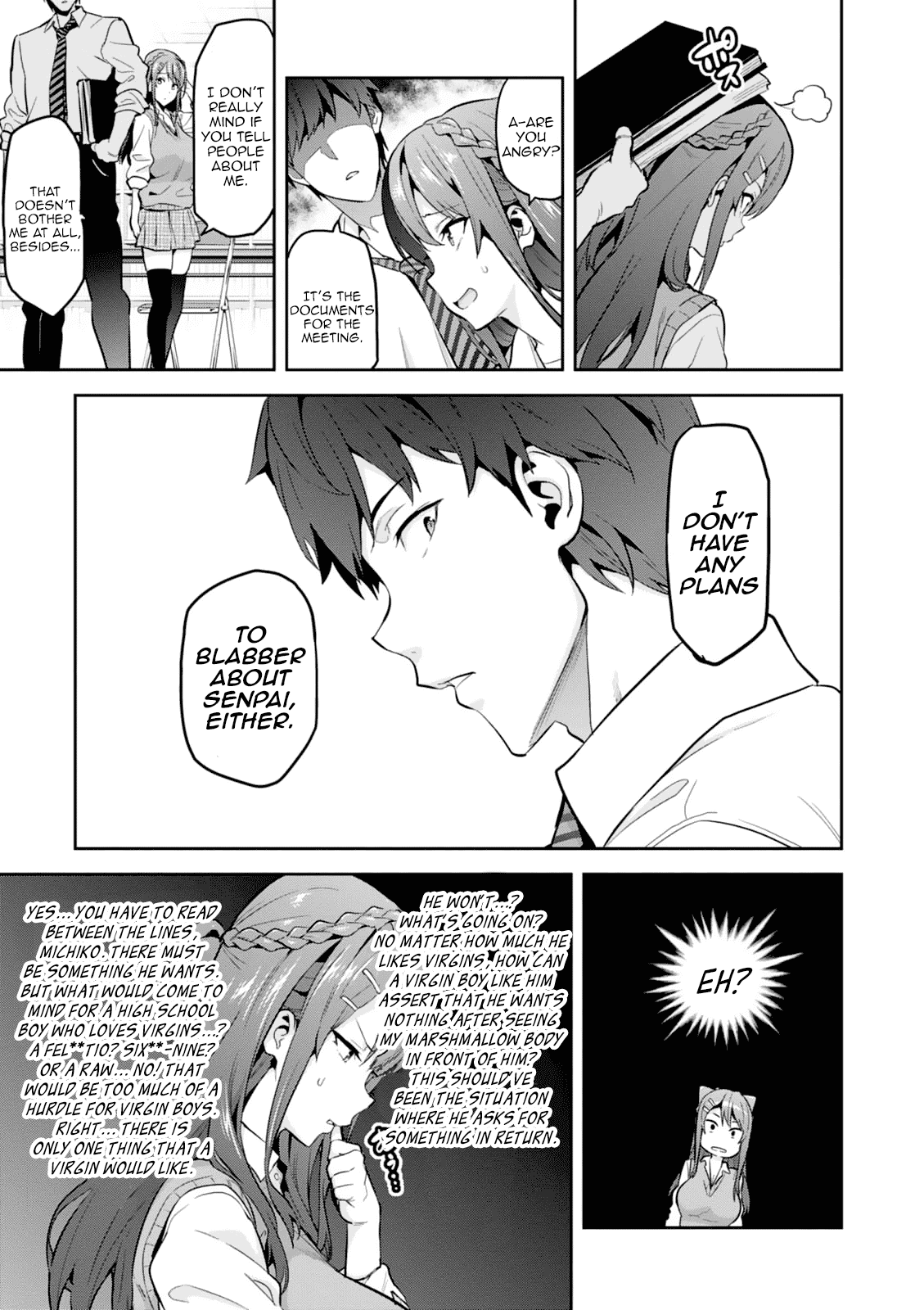 Maken-Ki! Chapter 103.5 page 10 - Chapter 103.5: Ezaki-Senpai Is Troubled