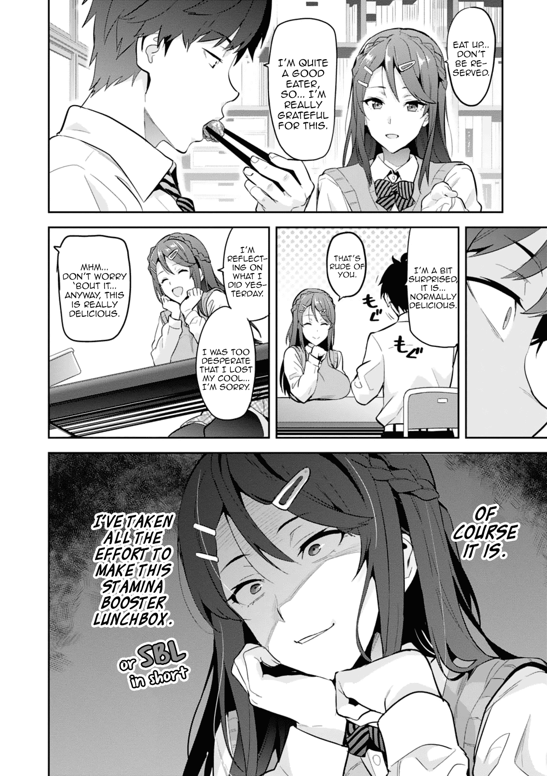 Maken-Ki! Chapter 103.5 page 17 - Chapter 103.5: Ezaki-Senpai Is Troubled
