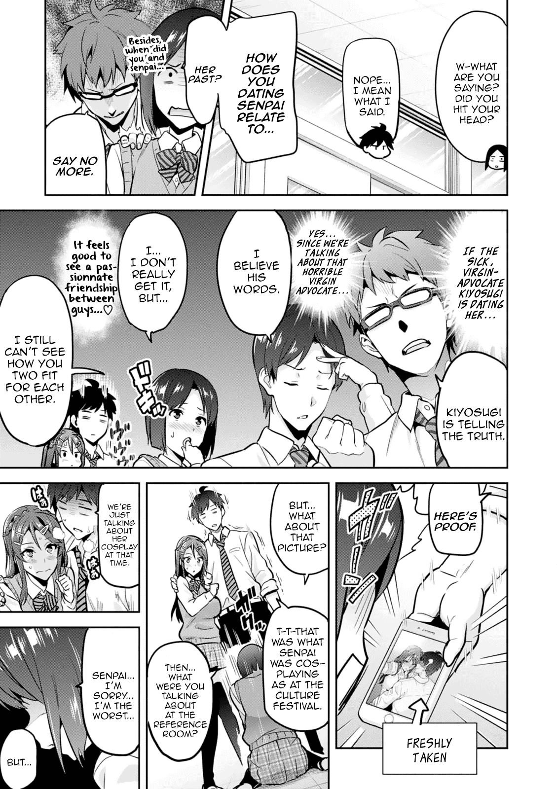 Maken-Ki! Chapter 103.5 page 28 - Chapter 103.5: Ezaki-Senpai Is Troubled