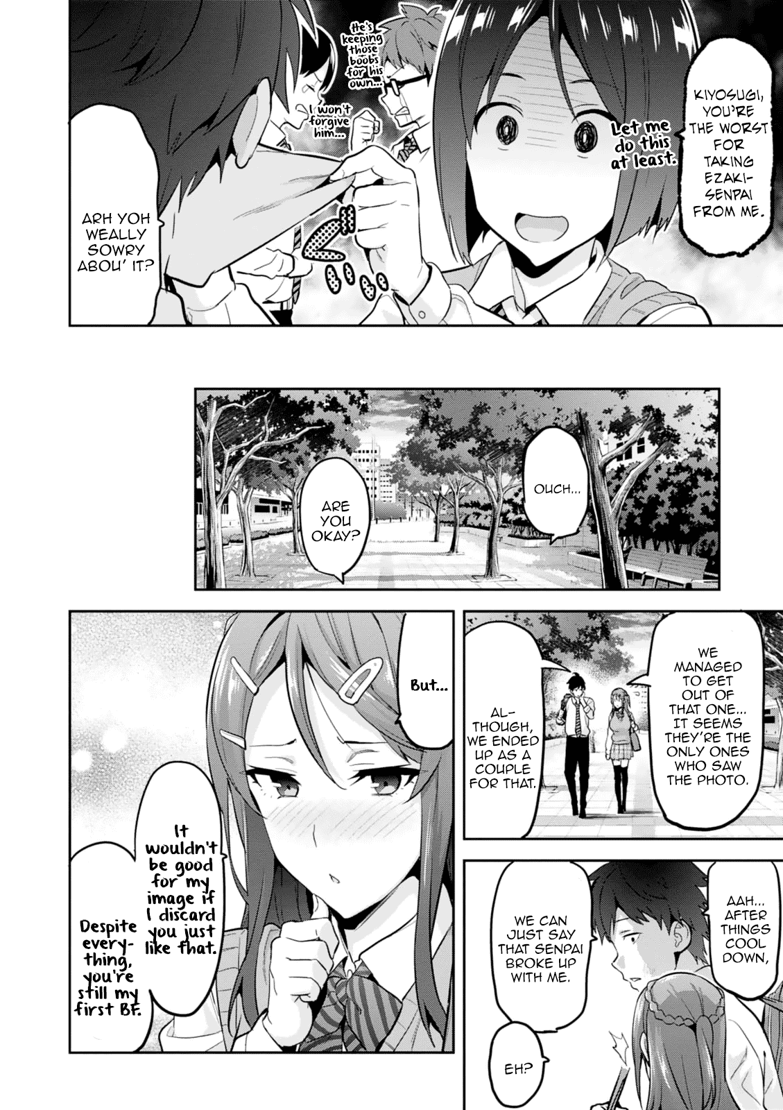 Maken-Ki! Chapter 103.5 page 29 - Chapter 103.5: Ezaki-Senpai Is Troubled