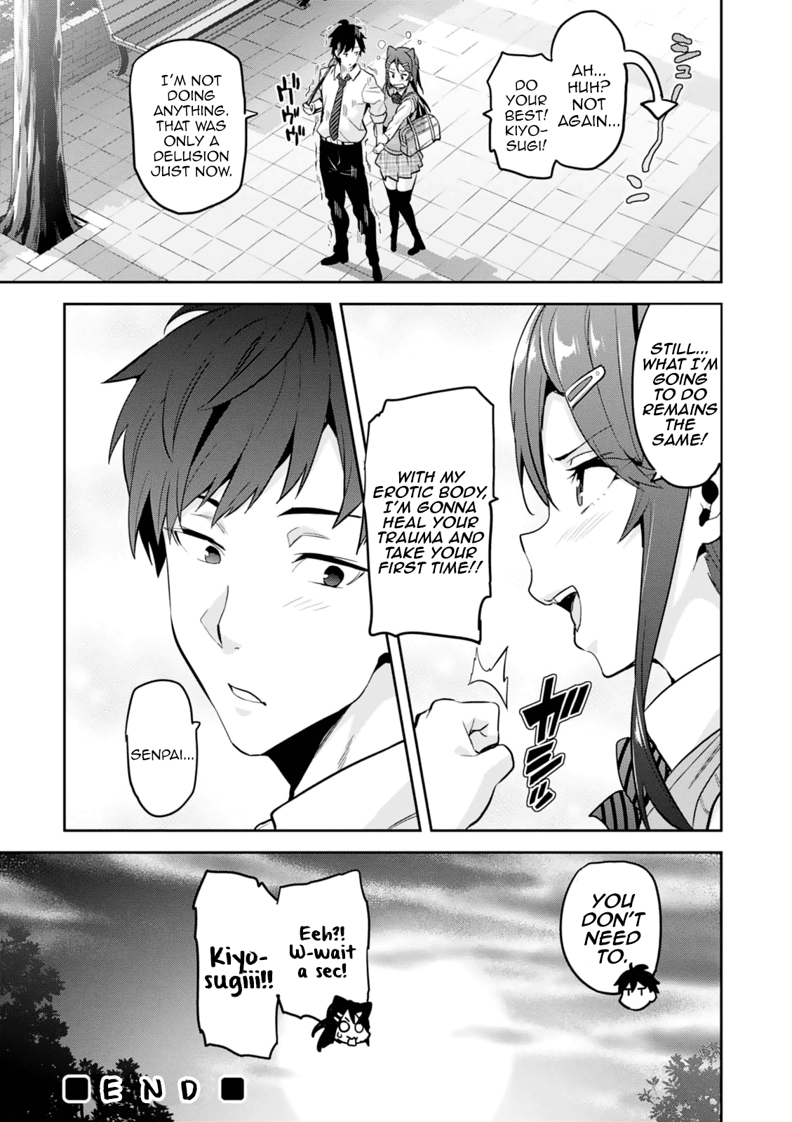 Maken-Ki! Chapter 103.5 page 34 - Chapter 103.5: Ezaki-Senpai Is Troubled