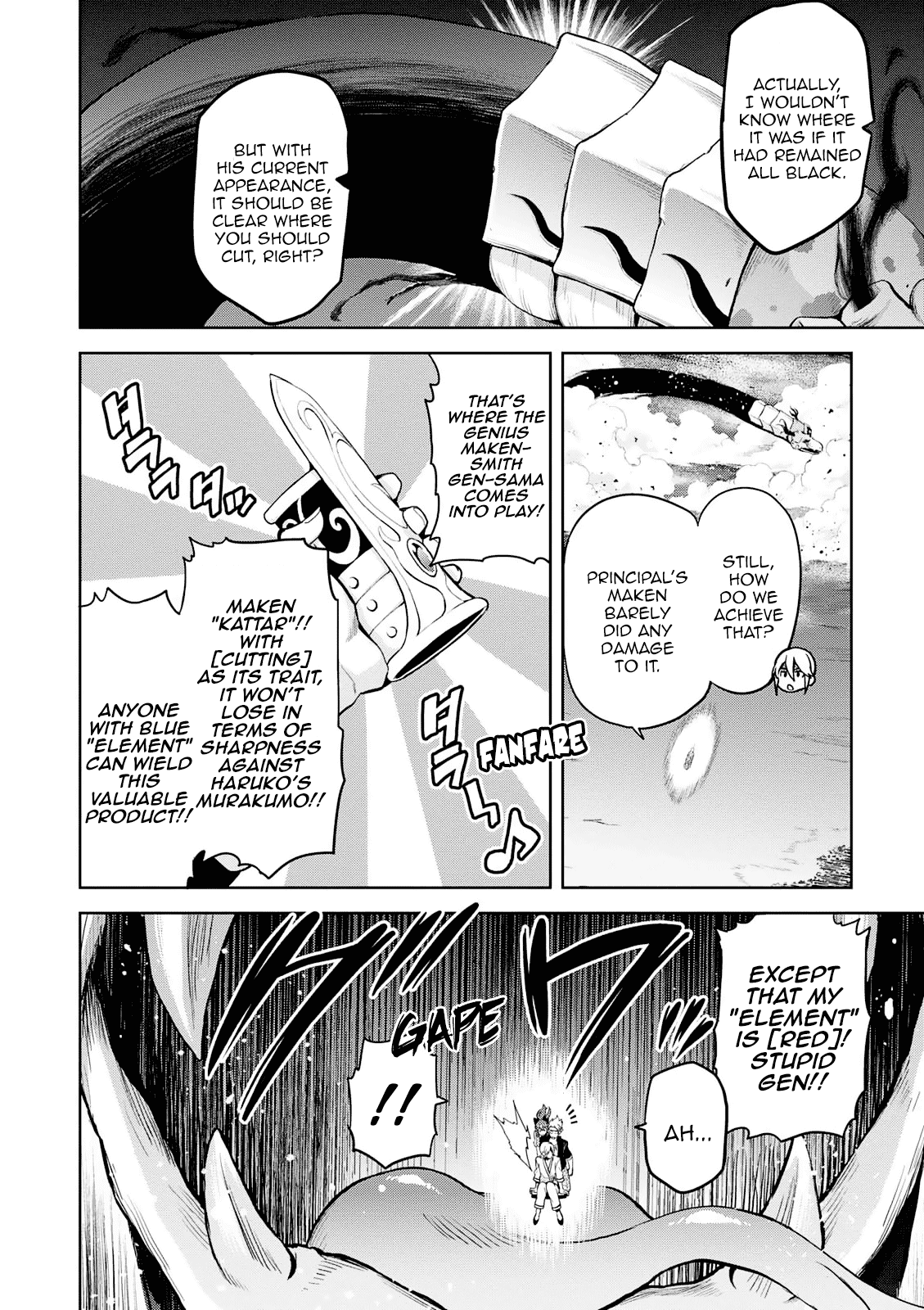 Maken-Ki! Chapter 106 page 15 - Chapter 106: Orochi's Heads