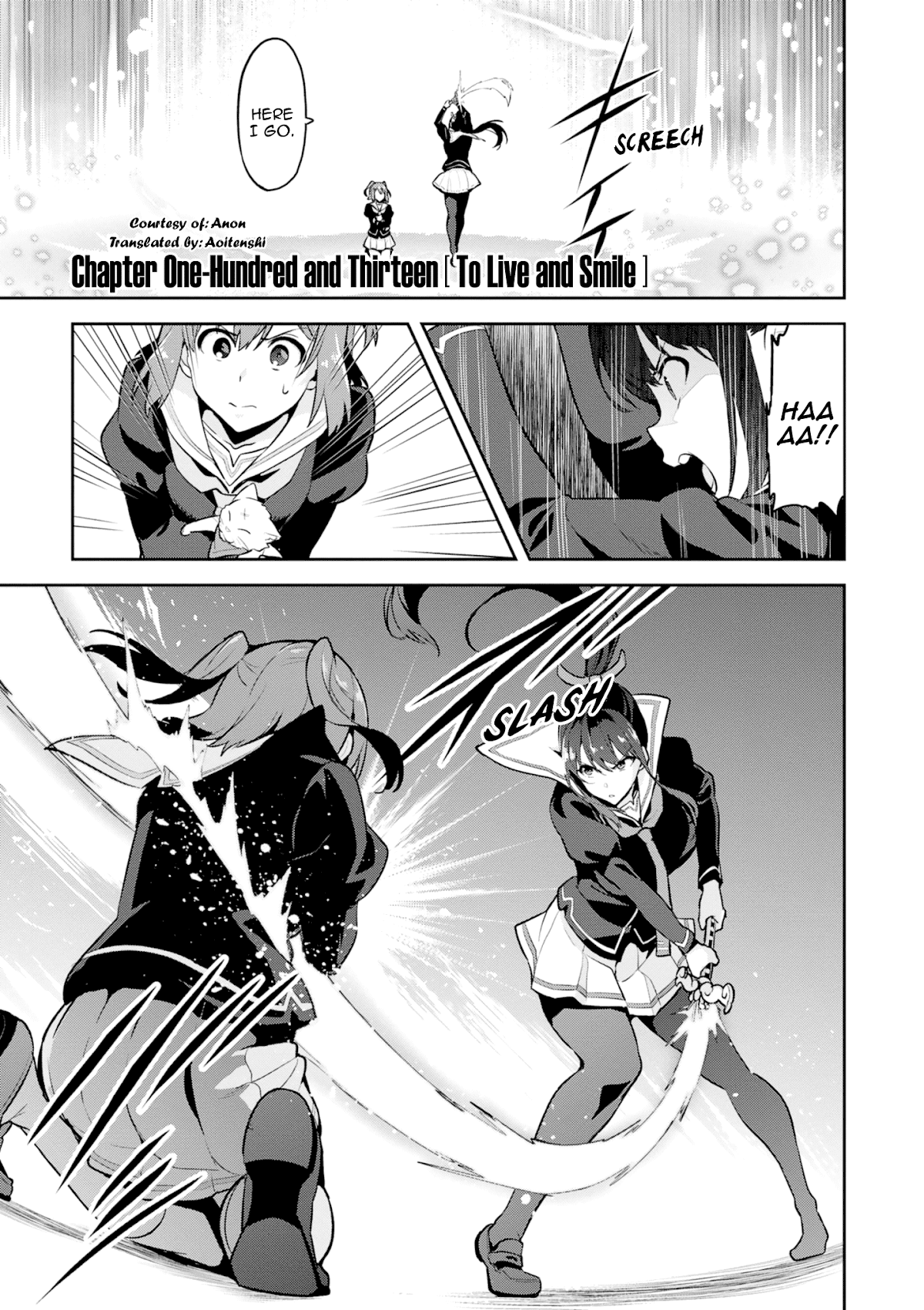 Maken-Ki! Chapter 113 page 1 - Chapter 113: To Live and Smile