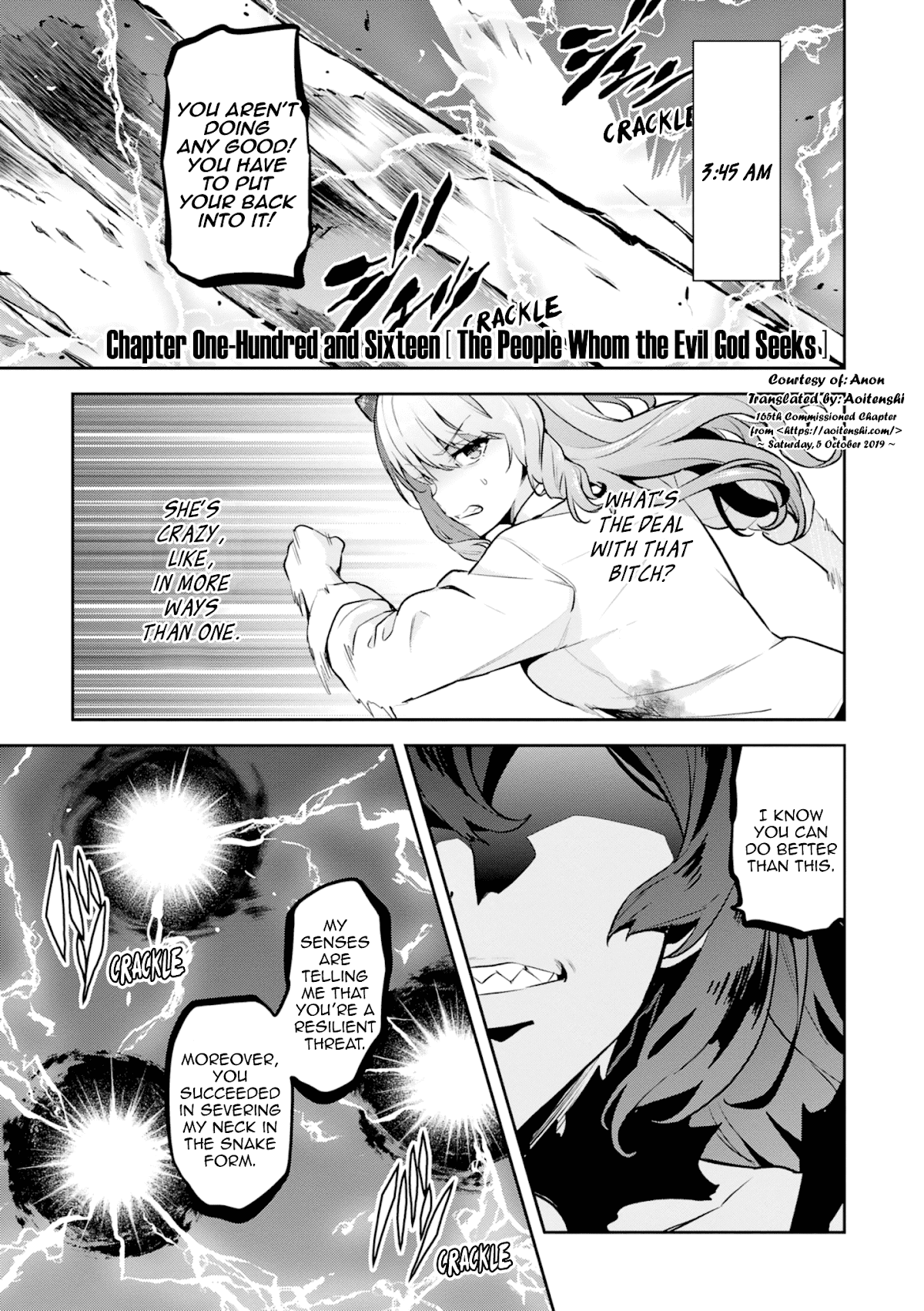 Maken-Ki! Chapter 116 page 1 - Chapter 116: The People Whom the Evil God Seeks