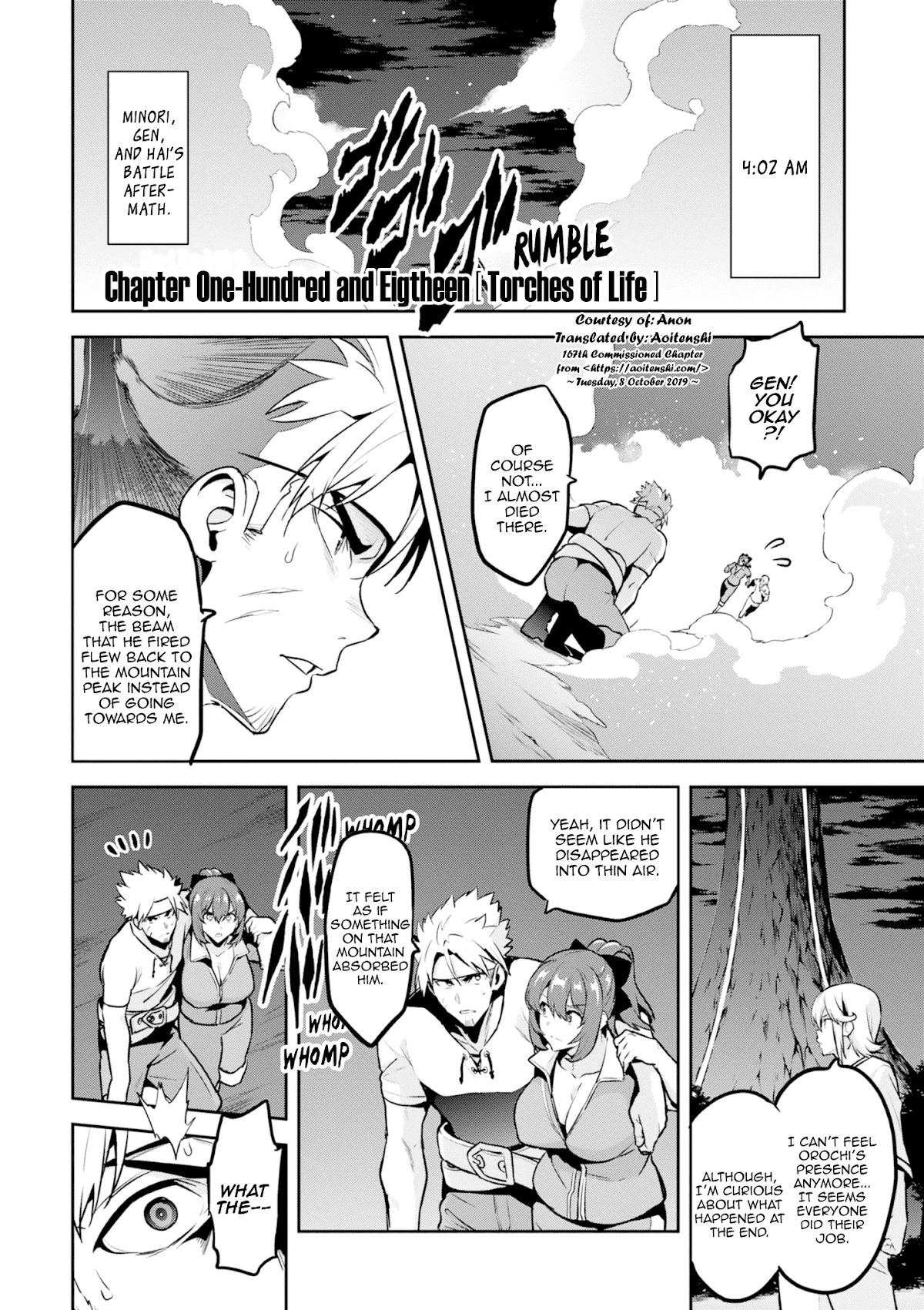 Maken-Ki! Chapter 118 page 1 - Chapter 118: Torches of Life