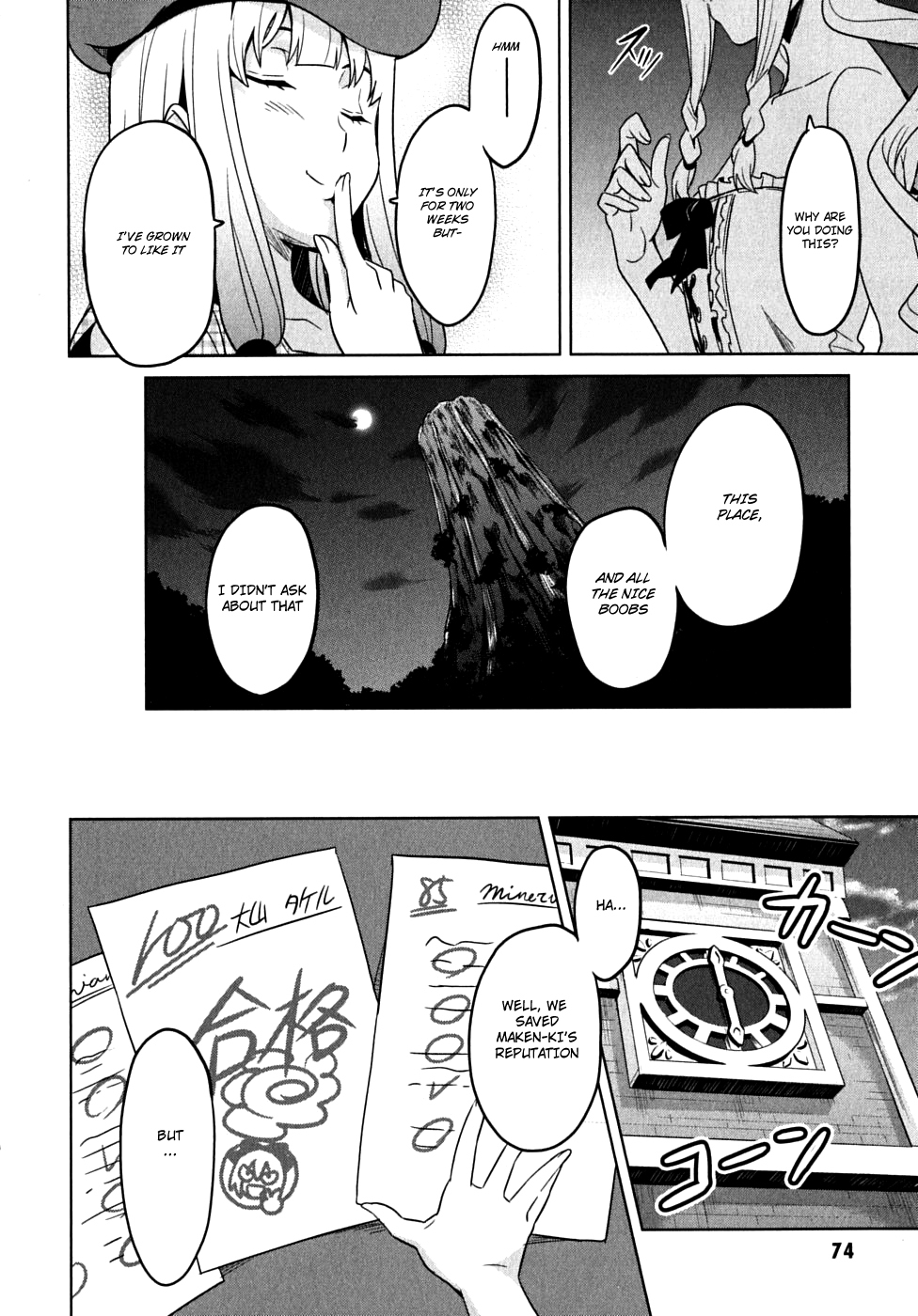 Maken-Ki! Chapter 12 page 34 - Chapter 12: Your Unchanging Wish