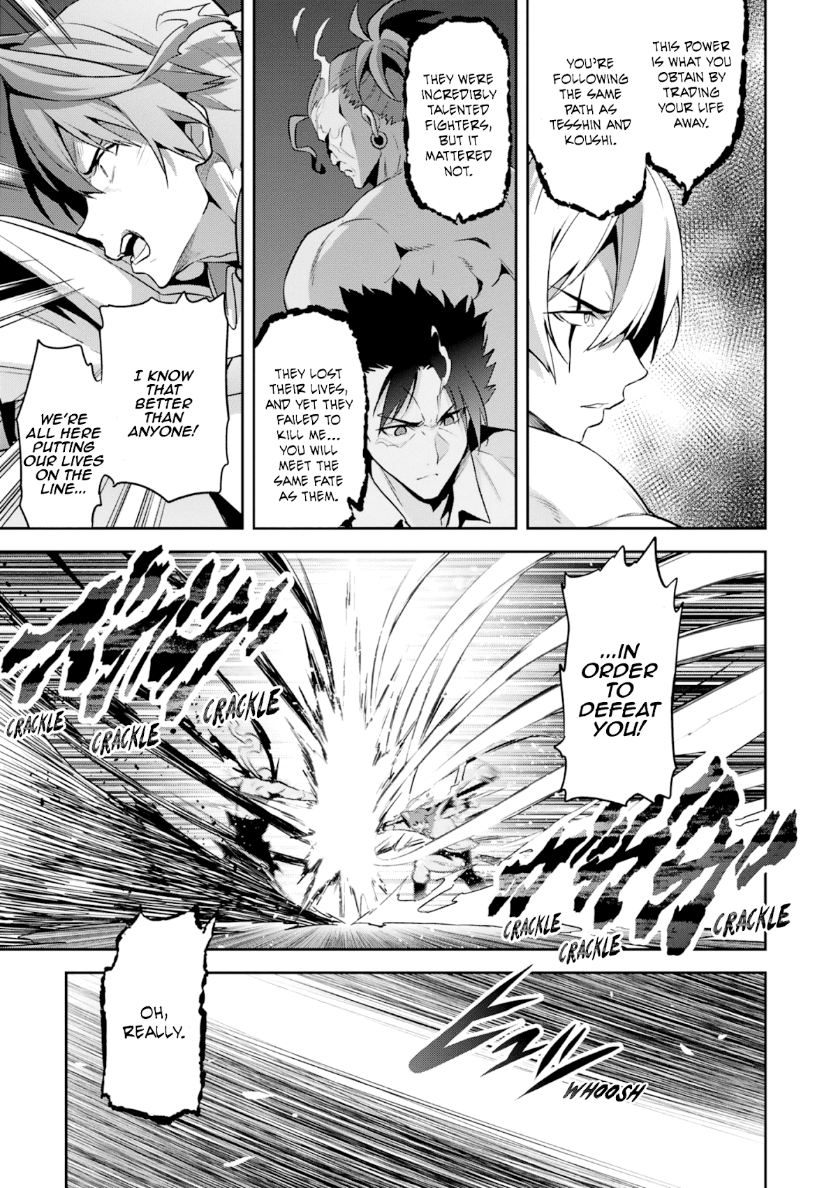 Maken-Ki! Chapter 120 page 5 - Chapter 120: Like Those Strong People