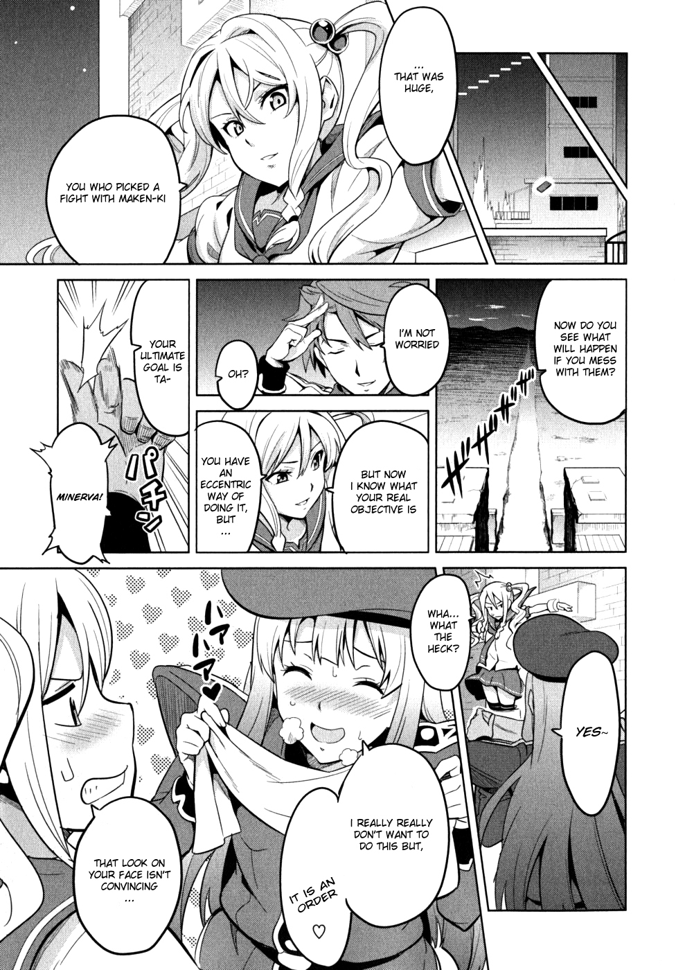 Maken-Ki! Chapter 22 page 12 - Chapter 22: The Strong and the Weak