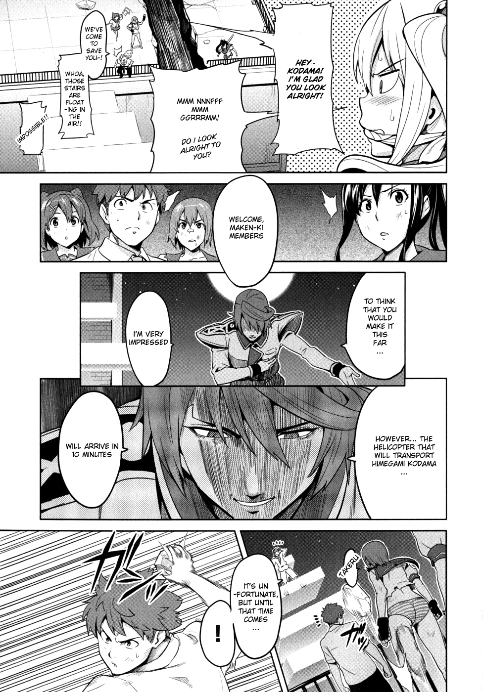 Maken-Ki! Chapter 22 page 14 - Chapter 22: The Strong and the Weak
