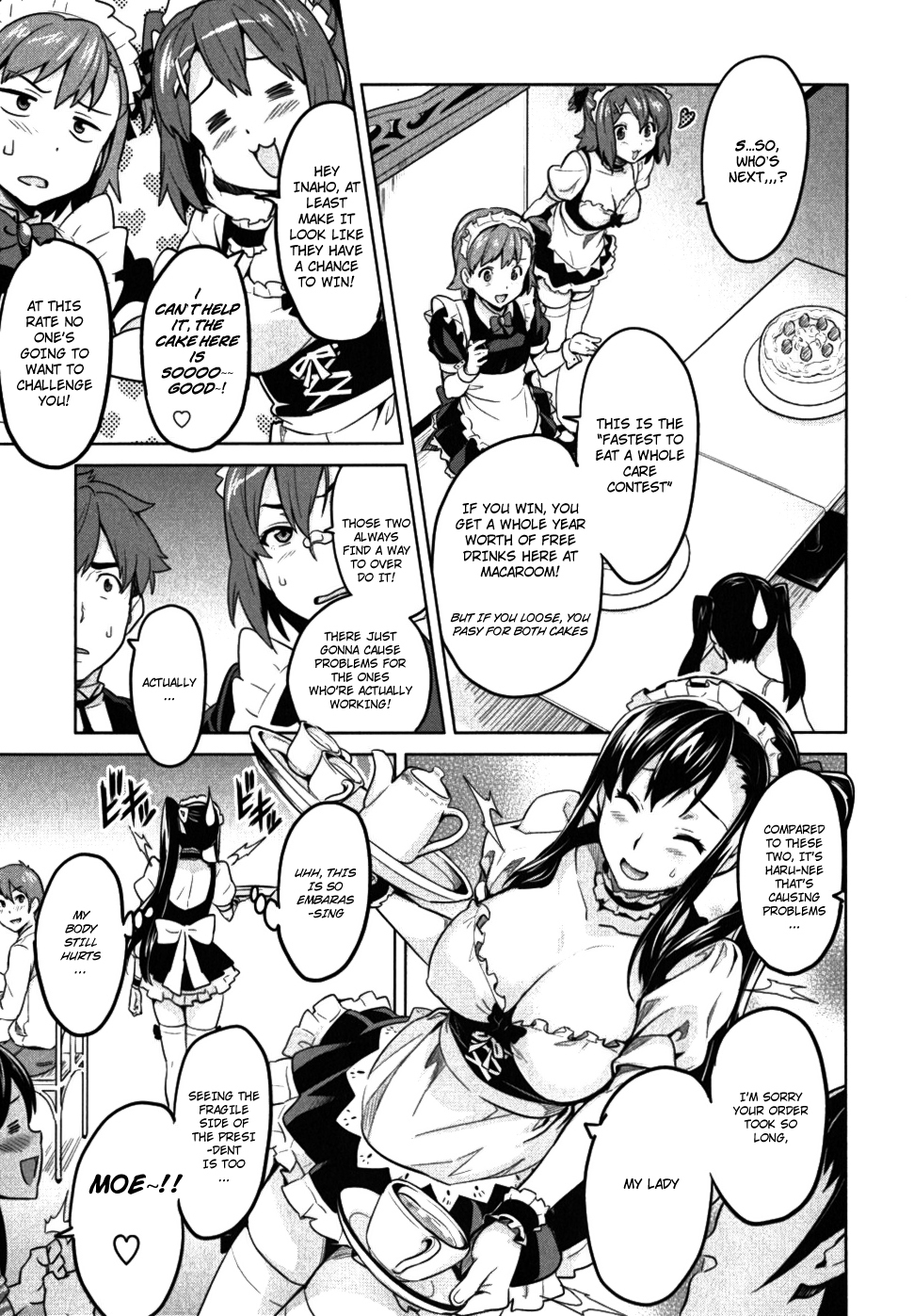 Maken-Ki! Chapter 26 page 14 - Chapter 26: Makaroon's Special Service Day - First Part