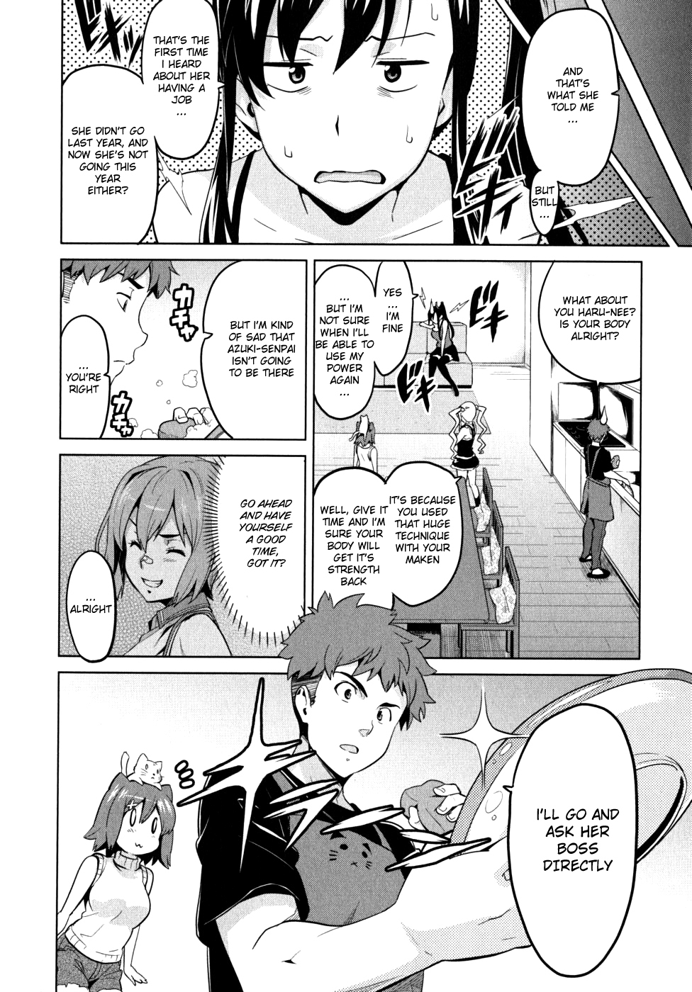 Maken-Ki! Chapter 26 page 4 - Chapter 26: Makaroon's Special Service Day - First Part