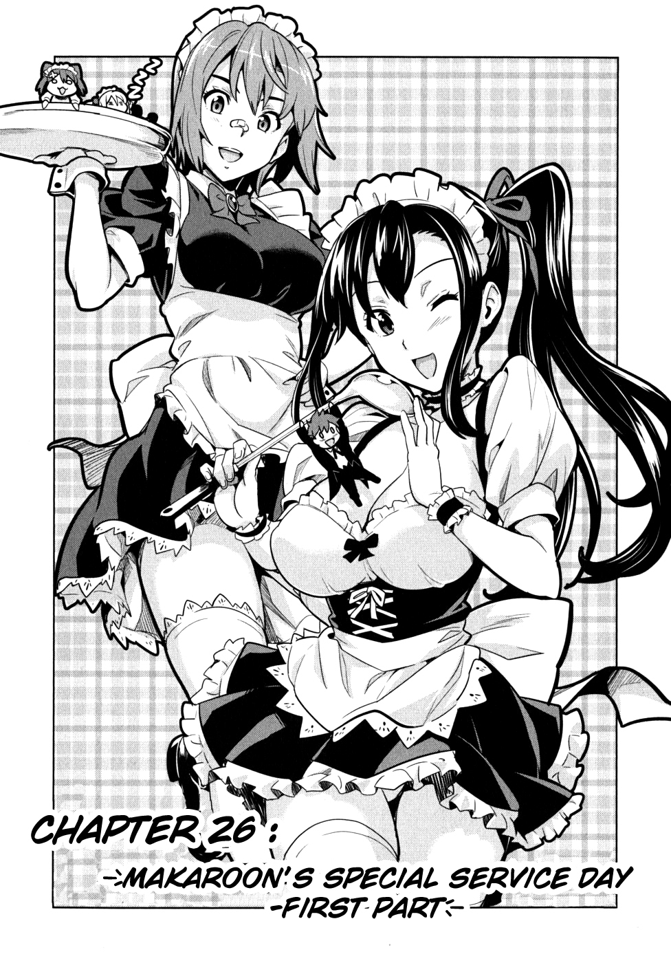 Maken-Ki! Chapter 26 page 5 - Chapter 26: Makaroon's Special Service Day - First Part