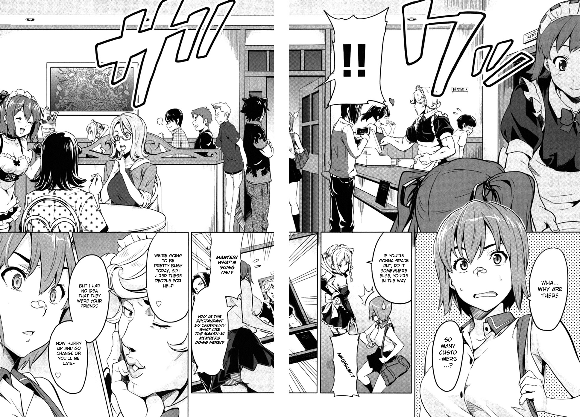 Maken-Ki! Chapter 26 page 8 - Chapter 26: Makaroon's Special Service Day - First Part
