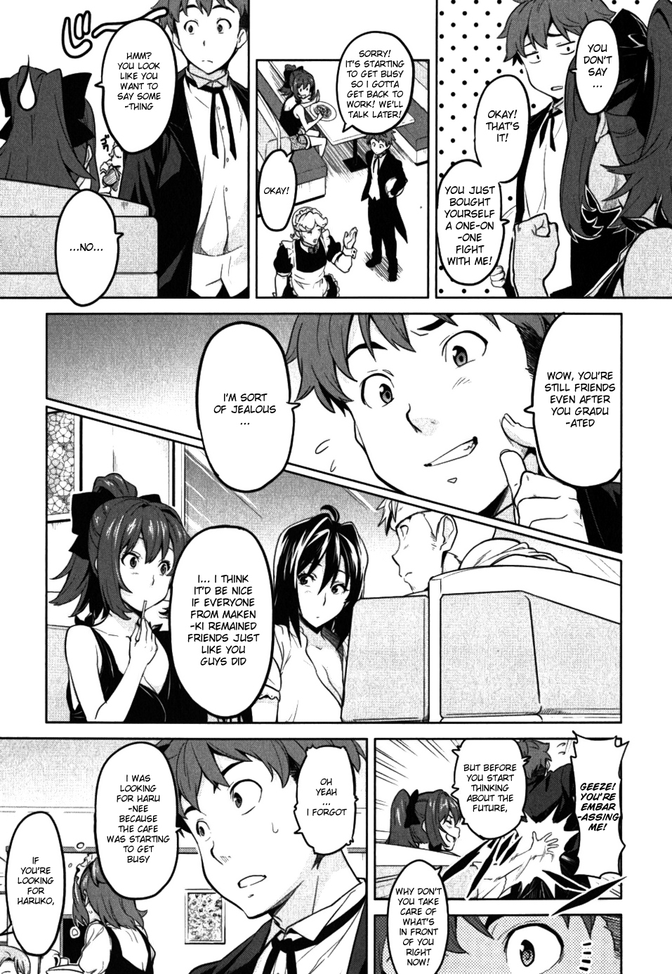 Maken-Ki! Chapter 27 page 5 - Chapter 27: Makaroon's Special Service Day - Second Part