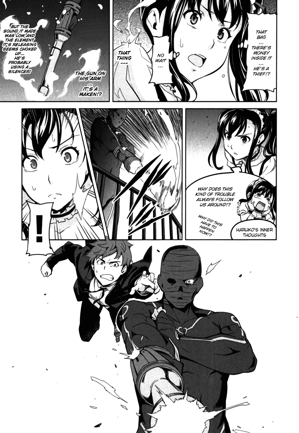 Maken-Ki! Chapter 27 page 9 - Chapter 27: Makaroon's Special Service Day - Second Part