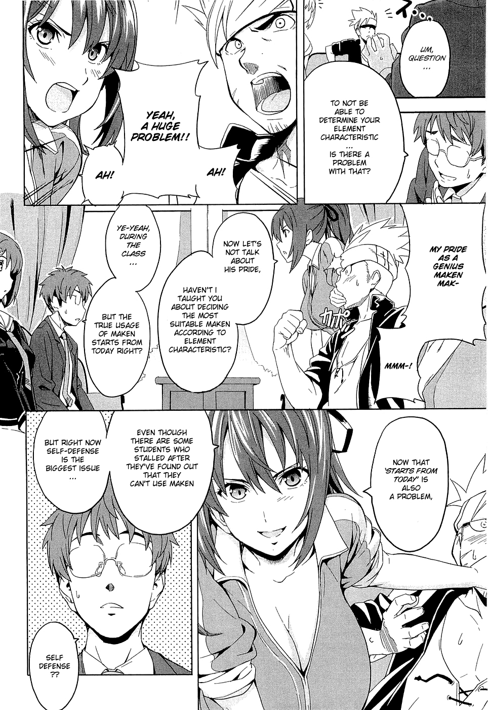 Maken-Ki! Chapter 3 page 4 - Chapter 3: Girls Are Amazing