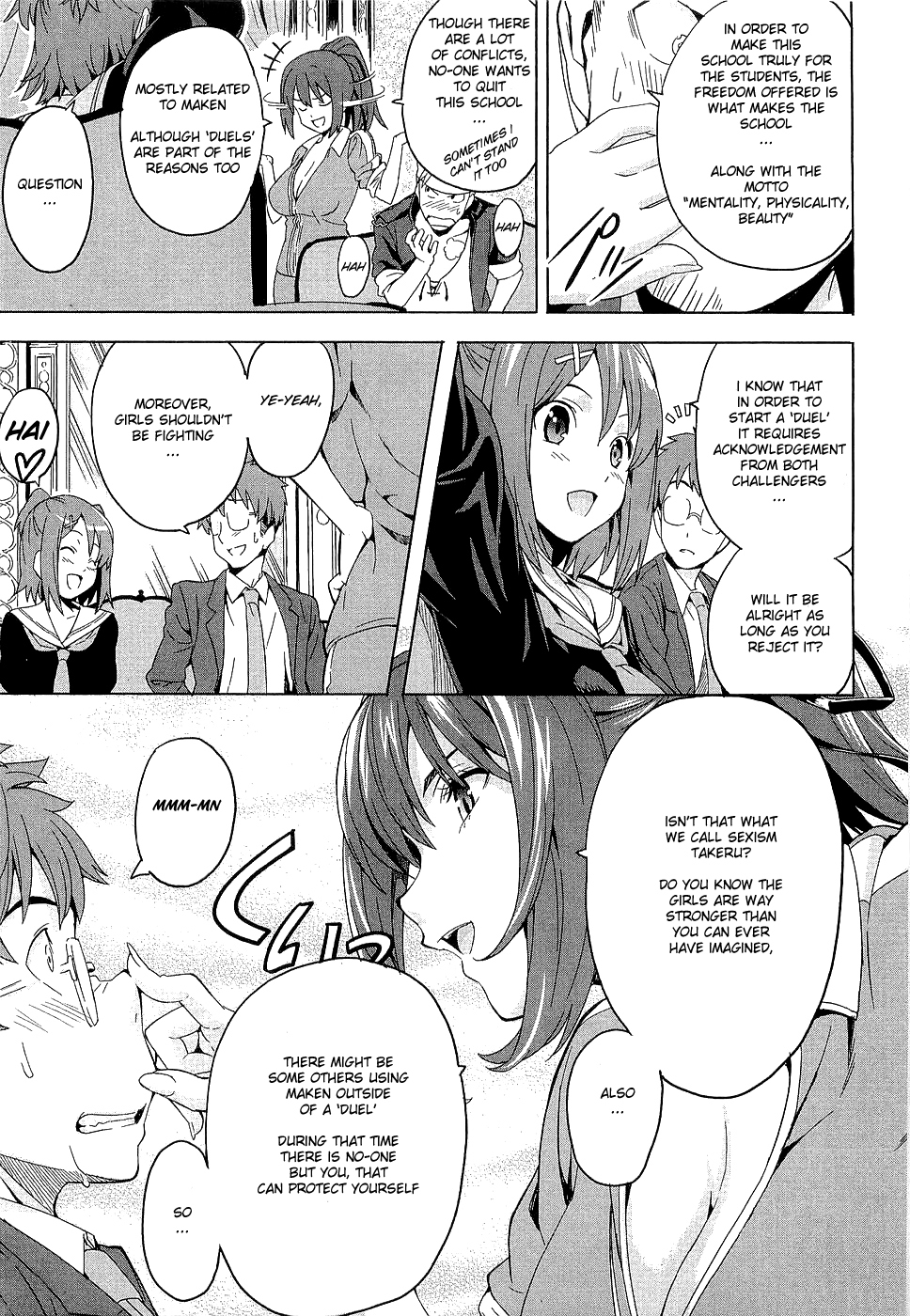 Maken-Ki! Chapter 3 page 5 - Chapter 3: Girls Are Amazing
