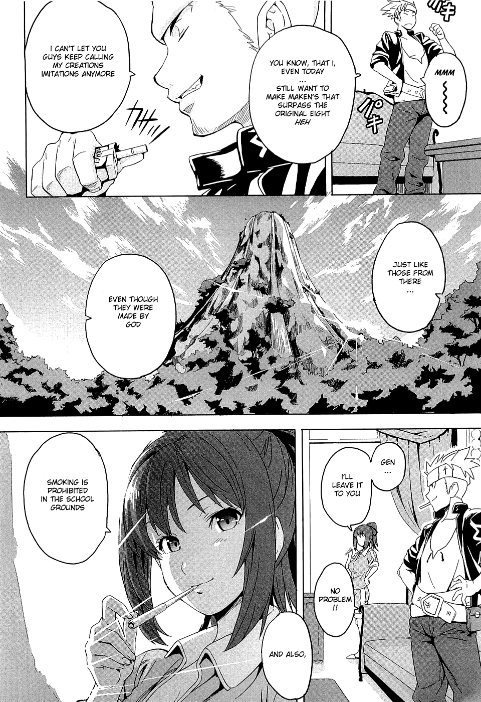 Maken-Ki! Chapter 3 page 8 - Chapter 3: Girls Are Amazing